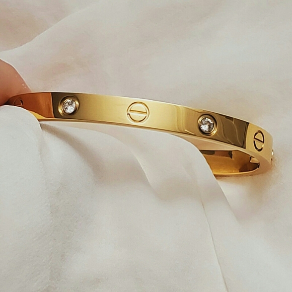 Screwdriver bangle love bangle 18k gold plated - Picture 2 of 15
